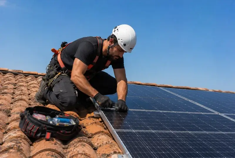 Maintenance et monitoring de panneaux solaires à Aytré